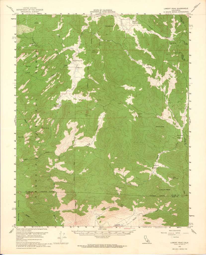 Lamont Peak Calif 1956